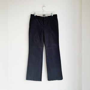 GAP Y2K Modern Fit Flare Black Twill Pants 8